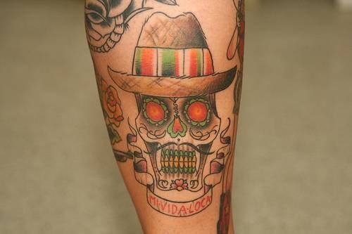tatouage crâne 571