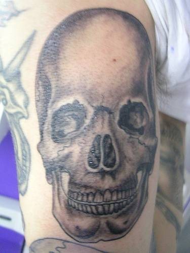 tatouage crâne 578