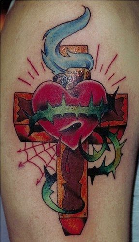 tatouage croix 507