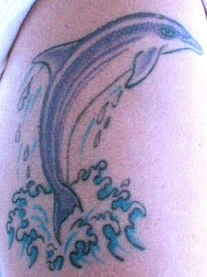 tatouage dauphin 535