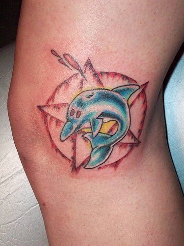 tatouage dauphin 539