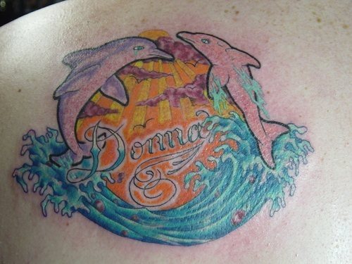 tatouage dauphin 542