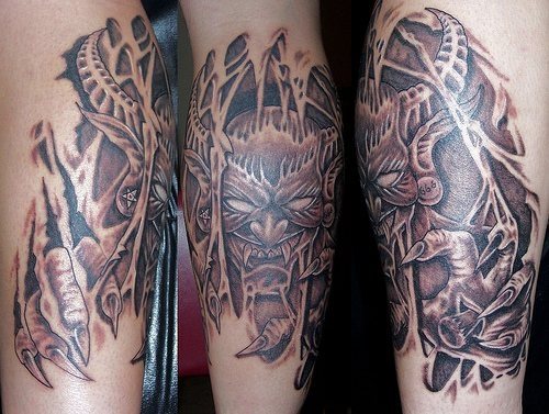 tatouage diable 546
