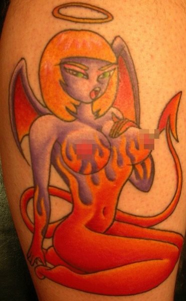 tatouage diable 549