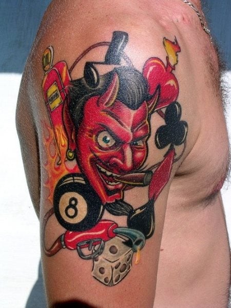tatouage diable 564