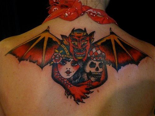 tatouage diable 502