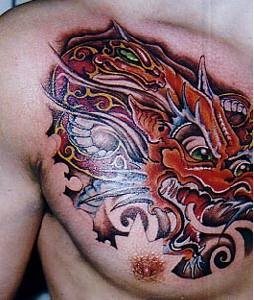 tatouage dragon japonais 532