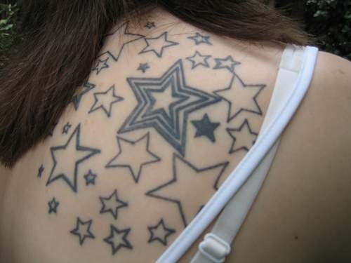 tatouage étoile 1018