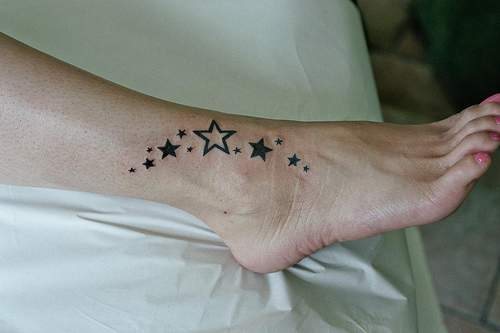 tatouage étoile 1023