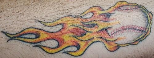 tatouage flamme feu 1014