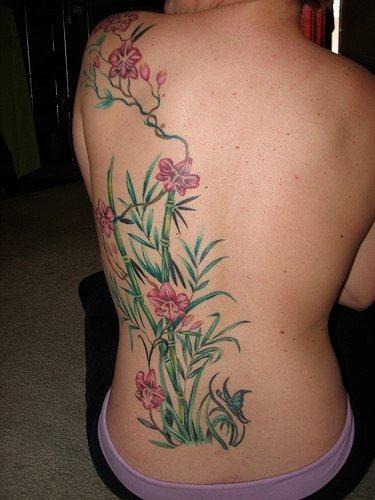 tatouage orchidee fleur 1024