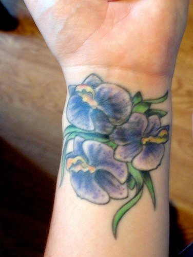 tatouage orchidee fleur 1030
