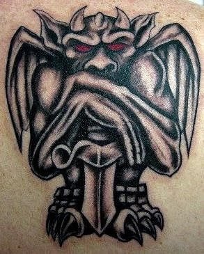 tatouage gargouille 1033