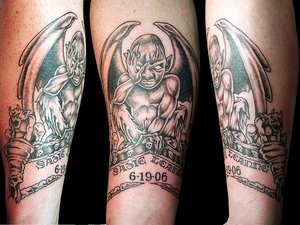tatouage gargouille 1039