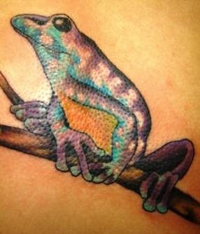 tatouage grenouille 1034