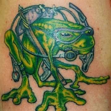 tatouage grenouille 1035