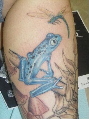 tatouage grenouille 1036