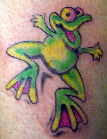 tatouage grenouille 1040