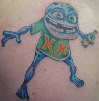 tatouage grenouille 1047