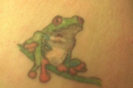 tatouage grenouille 1048