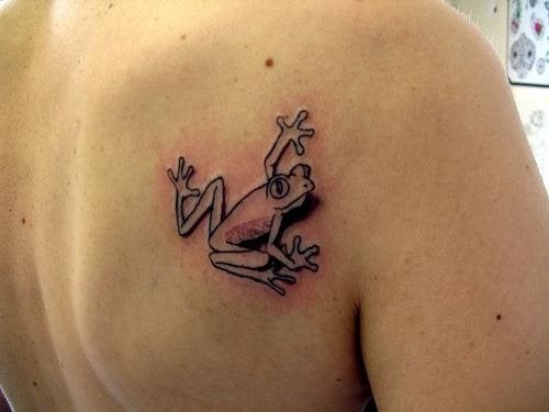 tatouage grenouille 1054