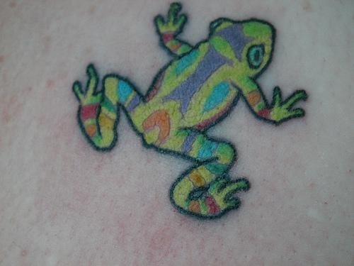 tatouage grenouille 1056