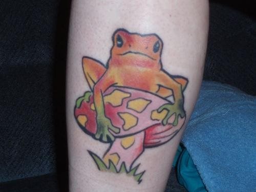 tatouage grenouille 1071