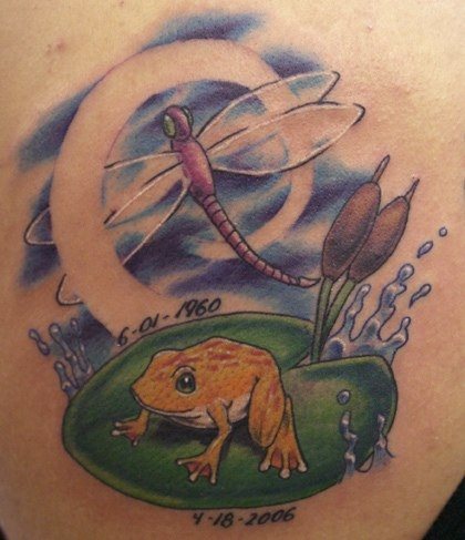tatouage grenouille 1000