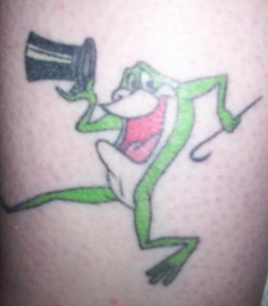 tatouage grenouille 1010