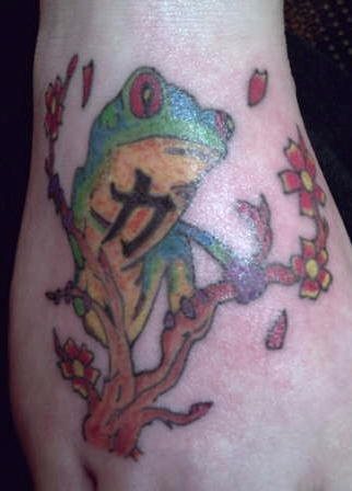 tatouage grenouille 1012