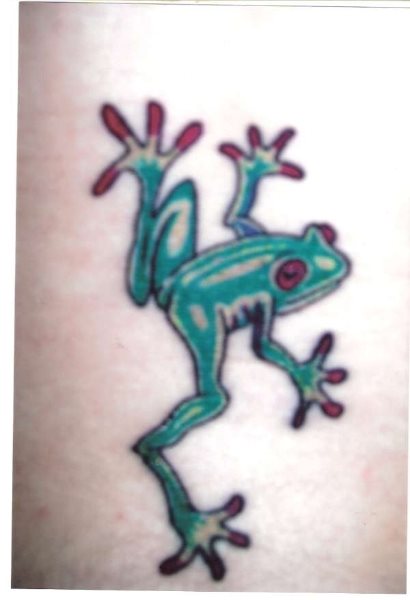 tatouage grenouille 1021