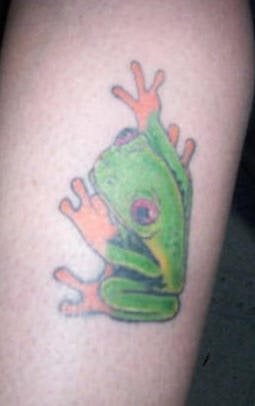 tatouage grenouille 1026