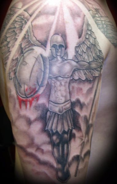 tatouage guerrier 1048