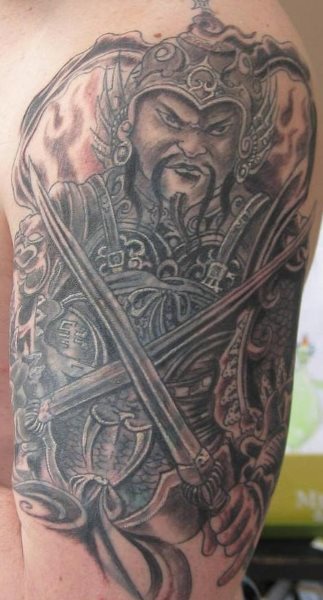 tatouage guerrier 1055