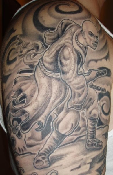 tatouage guerrier 1010