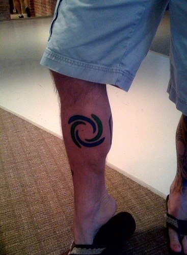 tatouage jambe 1013
