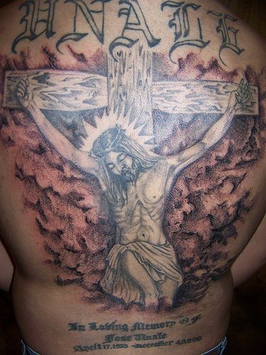 tatouage jesus christ 1045