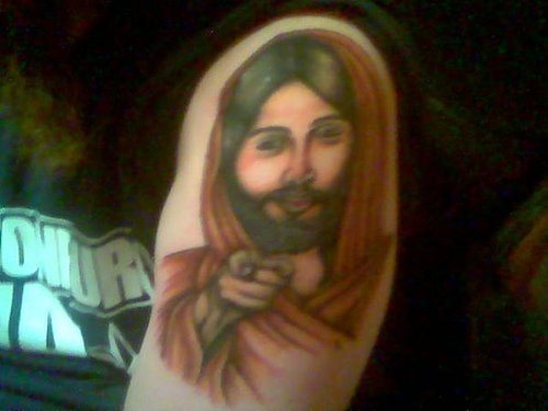 tatouage jesus christ 1088