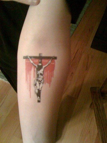 tatouage jesus christ 1036