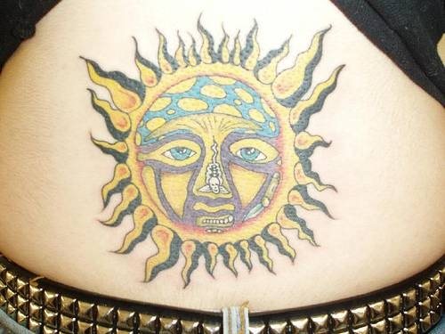 tatouage lune soleil 1063