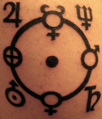 tatouage lune soleil 1096