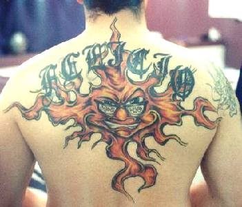 tatouage lune soleil 1001