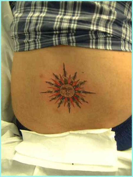 tatouage lune soleil 1005