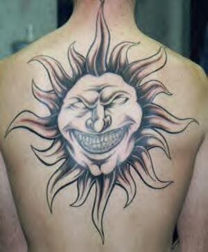 tatouage lune soleil 1017