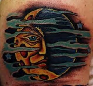 tatouage lune soleil 1025