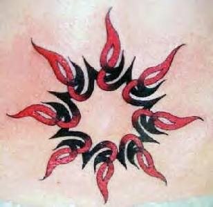 tatouage lune soleil 1038