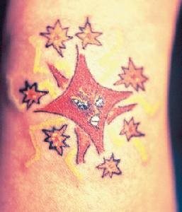 tatouage lune soleil 1044