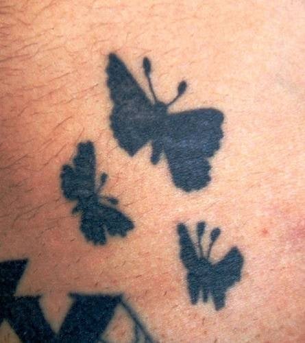 tatouage papillon 1049