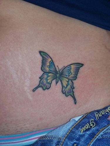 tatouage papillon 1056