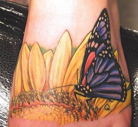 tatouage papillon 1073